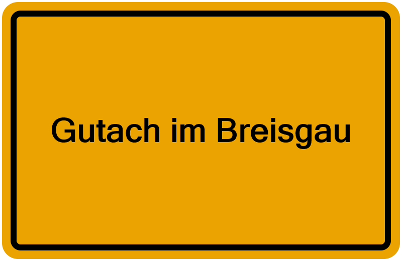 Handelsregisterauszug Gutach im Breisgau